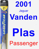 Passenger Wiper Blade for 2001 Jaguar Vanden Plas - Hybrid