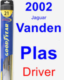 Driver Wiper Blade for 2002 Jaguar Vanden Plas - Hybrid