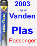 Passenger Wiper Blade for 2003 Jaguar Vanden Plas - Hybrid