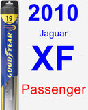 Passenger Wiper Blade for 2010 Jaguar XF - Hybrid