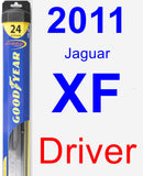 Driver Wiper Blade for 2011 Jaguar XF - Hybrid