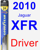 Driver Wiper Blade for 2010 Jaguar XFR - Hybrid