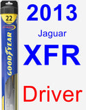 Driver Wiper Blade for 2013 Jaguar XFR - Hybrid