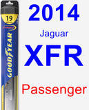 Passenger Wiper Blade for 2014 Jaguar XFR - Hybrid