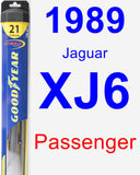 Passenger Wiper Blade for 1989 Jaguar XJ6 - Hybrid