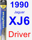 Driver Wiper Blade for 1990 Jaguar XJ6 - Hybrid