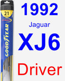 Driver Wiper Blade for 1992 Jaguar XJ6 - Hybrid