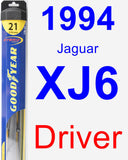 Driver Wiper Blade for 1994 Jaguar XJ6 - Hybrid