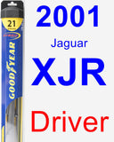 Driver Wiper Blade for 2001 Jaguar XJR - Hybrid