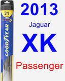 Passenger Wiper Blade for 2013 Jaguar XK - Hybrid