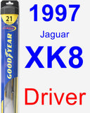 Driver Wiper Blade for 1997 Jaguar XK8 - Hybrid