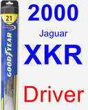 Driver Wiper Blade for 2000 Jaguar XKR - Hybrid