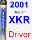 Driver Wiper Blade for 2001 Jaguar XKR - Hybrid