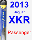 Passenger Wiper Blade for 2013 Jaguar XKR - Hybrid