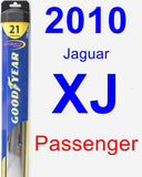 Passenger Wiper Blade for 2010 Jaguar XJ - Hybrid