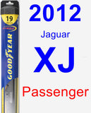 Passenger Wiper Blade for 2012 Jaguar XJ - Hybrid