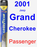 Passenger Wiper Blade for 2001 Jeep Grand Cherokee - Hybrid