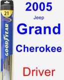 Driver Wiper Blade for 2005 Jeep Grand Cherokee - Hybrid