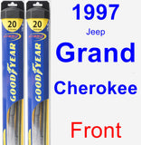 Front Wiper Blade Pack for 1997 Jeep Grand Cherokee - Hybrid