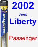 Passenger Wiper Blade for 2002 Jeep Liberty - Hybrid