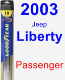 Passenger Wiper Blade for 2003 Jeep Liberty - Hybrid