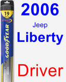 Driver Wiper Blade for 2006 Jeep Liberty - Hybrid