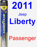 Passenger Wiper Blade for 2011 Jeep Liberty - Hybrid