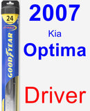 Driver Wiper Blade for 2007 Kia Optima - Hybrid