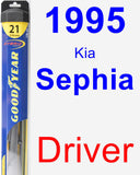 Driver Wiper Blade for 1995 Kia Sephia - Hybrid