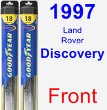 Front Wiper Blade Pack for 1997 Land Rover Discovery - Hybrid