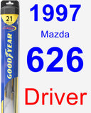 Driver Wiper Blade for 1997 Mazda 626 - Hybrid