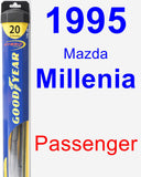 Passenger Wiper Blade for 1995 Mazda Millenia - Hybrid