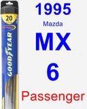 Passenger Wiper Blade for 1995 Mazda MX-6 - Hybrid