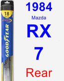 Rear Wiper Blade for 1984 Mazda RX-7 - Hybrid