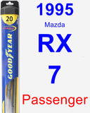 Passenger Wiper Blade for 1995 Mazda RX-7 - Hybrid