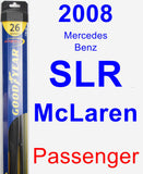 Passenger Wiper Blade for 2008 Mercedes-Benz SLR McLaren - Hybrid