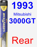 Rear Wiper Blade for 1993 Mitsubishi 3000GT - Hybrid