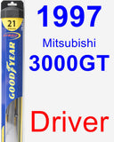 Driver Wiper Blade for 1997 Mitsubishi 3000GT - Hybrid