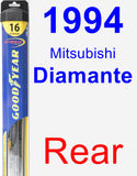 Rear Wiper Blade for 1994 Mitsubishi Diamante - Hybrid