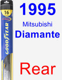 Rear Wiper Blade for 1995 Mitsubishi Diamante - Hybrid