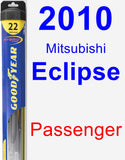 Passenger Wiper Blade for 2010 Mitsubishi Eclipse - Hybrid