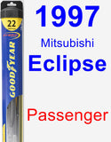 Passenger Wiper Blade for 1997 Mitsubishi Eclipse - Hybrid