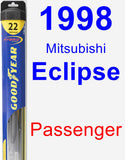 Passenger Wiper Blade for 1998 Mitsubishi Eclipse - Hybrid