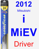 Driver Wiper Blade for 2012 Mitsubishi i-MiEV - Hybrid