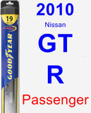 Passenger Wiper Blade for 2010 Nissan GT-R - Hybrid