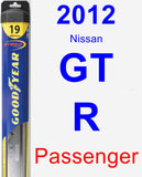 Passenger Wiper Blade for 2012 Nissan GT-R - Hybrid