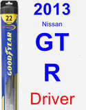 Driver Wiper Blade for 2013 Nissan GT-R - Hybrid