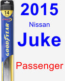 Passenger Wiper Blade for 2015 Nissan Juke - Hybrid