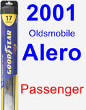 Passenger Wiper Blade for 2001 Oldsmobile Alero - Hybrid