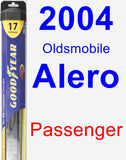 Passenger Wiper Blade for 2004 Oldsmobile Alero - Hybrid